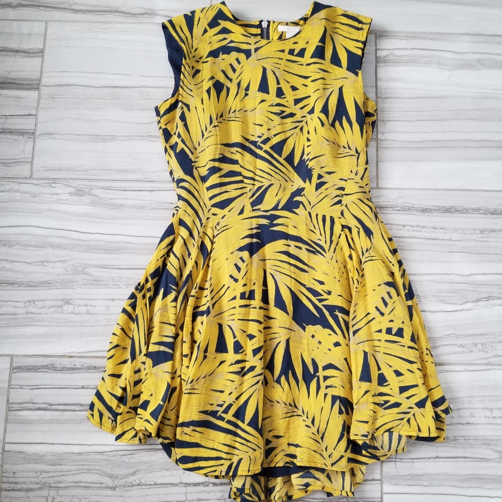 Yellow and Blue Dress